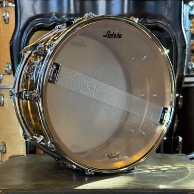 NEW Ludwig 8x14 Hammered Bronze Phonic Snare Drum w/ Imperial Lugs image 5