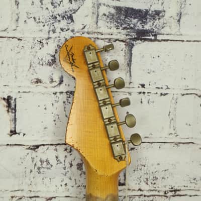 Fender Custom Shop 62 Stratocaster Heavy Relic Violin Burst 2009 image 7