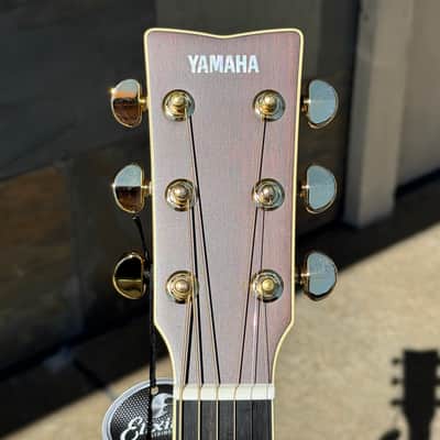 Yamaha LS16MHB Small Body Acoustic Guitar Natural image 3
