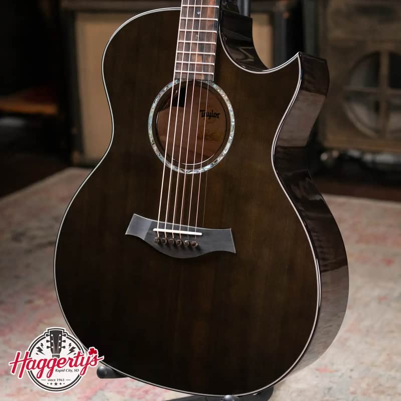 Taylor Custom Shop Grand Auditorium Acoustic/Electric - Maple/Sinker Cypress with Hardshell Case image 1