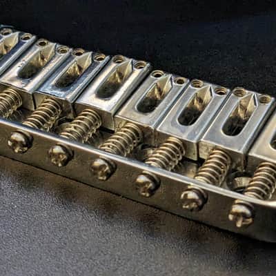 8 String Hardtail Fixed Bridge - Chrome image 1