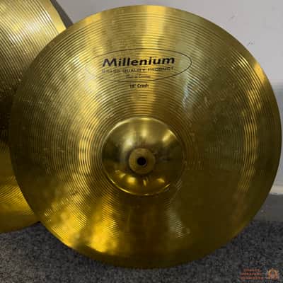 Millenium Brass 14,16,20 Cymbal Pack image 2