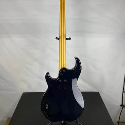Yamaha BBP34 Japan 4-String Bass Guitar, Rosewood Fingerboard, Midnight Blue image 4