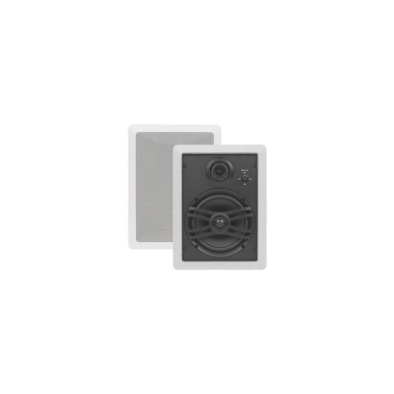 Yamaha Yamaha NS-IW470WH Natural Sound 3-way In-wall Speaker System, Pair, 120W Input Capability, 6-1/2 Woofer Cone image 1