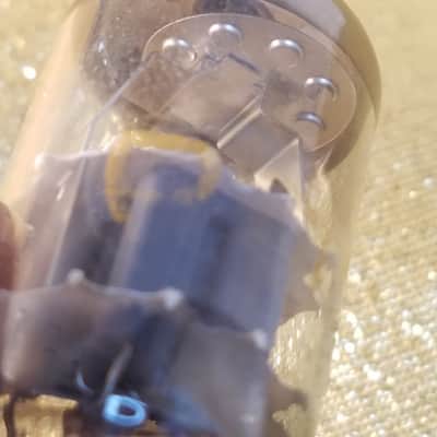 Amperex Matched Pair (2) 6DJ8 tNOS AT1000 TESTED Vacuum Tubes PQ premium quality Heerlen A-frame Orange Globe T5 ECC88 dual triode 1973 image 9