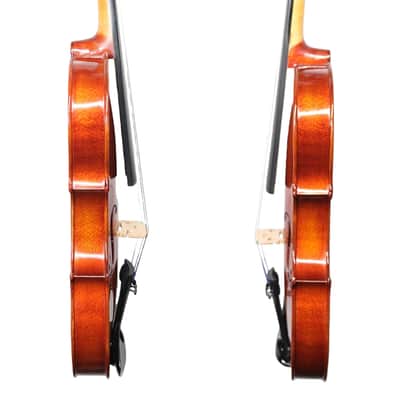 Handmade 4/4 Violin Outfit Italian Spruce, 1pc Maple Back, Rich Tone, Case & Bow image 3