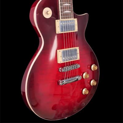 Electric Guitar, Mahogany Body & Neck,Rounded End 22 Frets,Bone Nut, Rosewood Fingerboard,Professional/Full Size/Electric Guitars for Adults (red) image 4