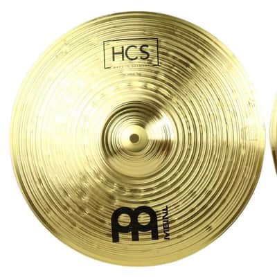 Meinl 14" HCS Hi-Hat Cymbals pre-owned 805/1075 grams - LOCAL PICKUP best MIG image 1