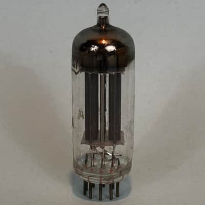 RCA 6CG7 6FQ7 Vintage Gray Plate Halo Getter Tube! T429 image 2