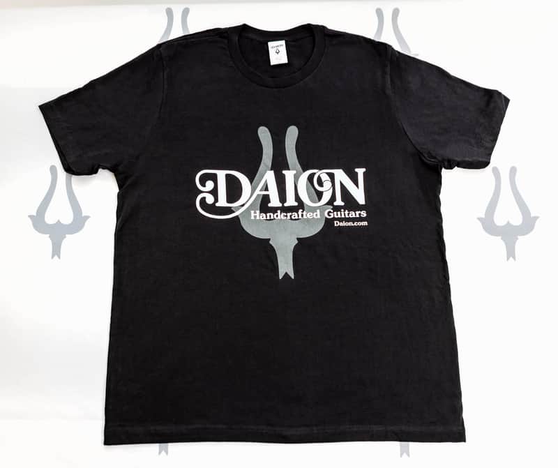 Daion XL Black T-Shirt "DAION Handcrafted Guitars" image 1