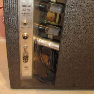 Silvertone Model 1482 Combo Amp 1964 - Grey image 5