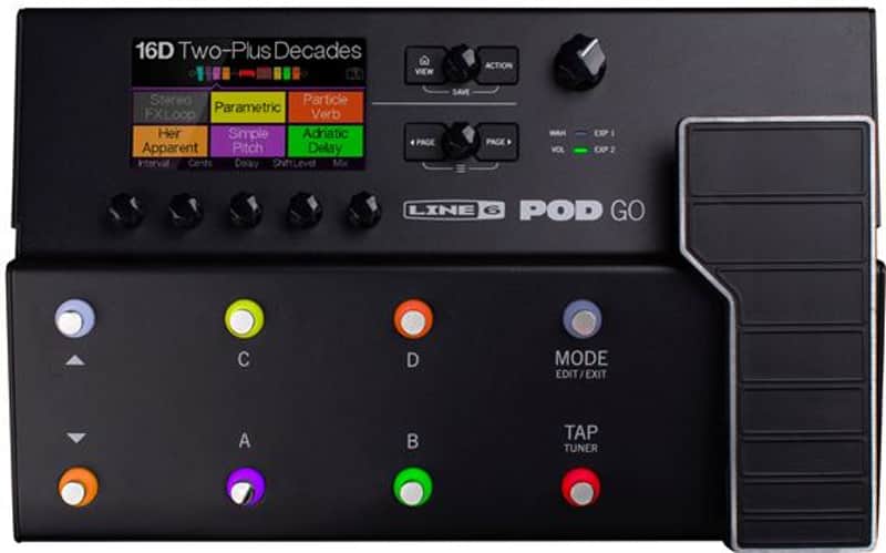 Line 6 POD Go Guitar Effects Processor Pedalboard image 1