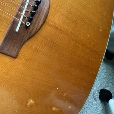 Yamaha FG-180 Jumbo Dreadnought - Nippon Gakki Red Label Japan - Freshly Serviced - Neck Reset / Nut / Saddle - Relic image 2