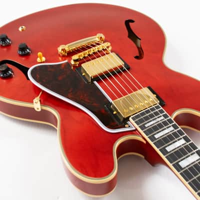 Epiphone 1959 ES-355 Semi-hollowbody Electric Guitar - Cherry Red image 4