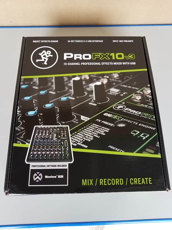 Mackie ProFX10v3 10-Channel Effects Mixer 2020 - Present - Dark Gray image 1