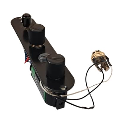 Boffin FX TeleBooster 20dB Onboard Guitar Preamp & Clean Boost - 500K Push-Push Pot (Black) image 3