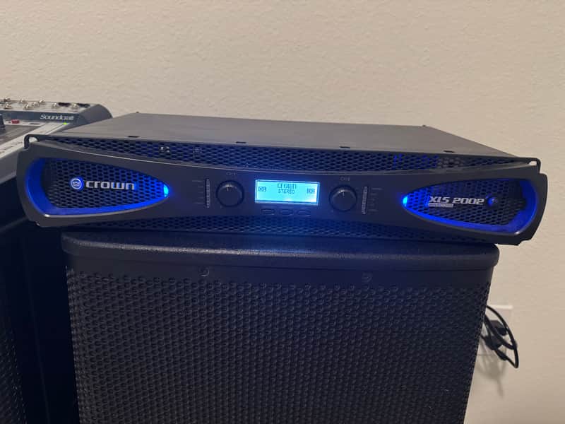 Crown XLS-2002 2-Channel 650w Power Amplifier 2010s - Black image 1