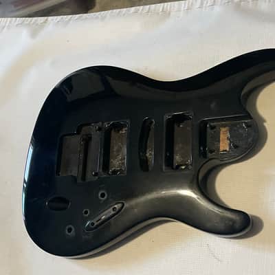 1990's Korean Ibanez S470 S Series Black Guitar Body LO-TRS Tremolo Ready image 3