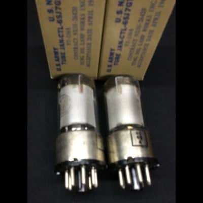 NOS MATCHED PAIR TUNG SOL JAN CTL 6SJ7GT VT 116A Audio Vacuum Tubes B.9902 image 2