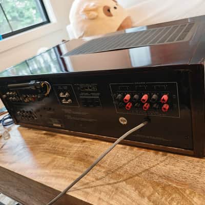 Kenwood KR-11000GX Receiver Pro Serviced 120 WPC Custom Rosewood Burl Case, LEDs image 14