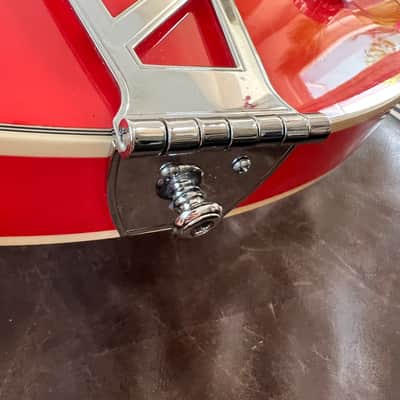 D'Angelico Premier DC Semi-Hollow Double Cutaway , 2019 - 2020 - Fiesta Red image 5