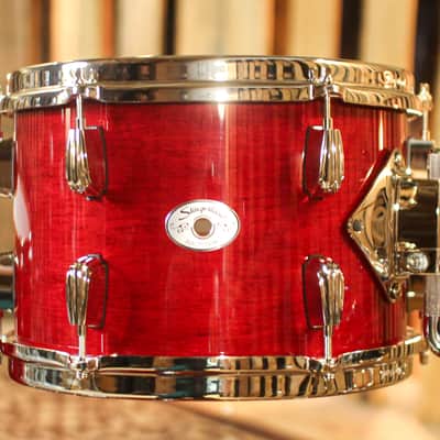 Slingerland Studio King Royal Crimson Lacquer Drum Set - 14x18,8x12,14x14 image 4