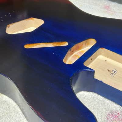 Cosmic Burst Basswood T-style guitar body - Made in USA! image 3