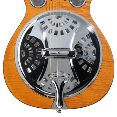 Epiphone Dobro Hound Dog Deluxe Roundneck Acoustic-electric Resonator - Vintage Brown image 3