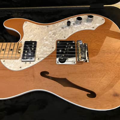 Fender Limited Edition American Elite Mahogany SH Thinline Telecaster in Fender case image 5
