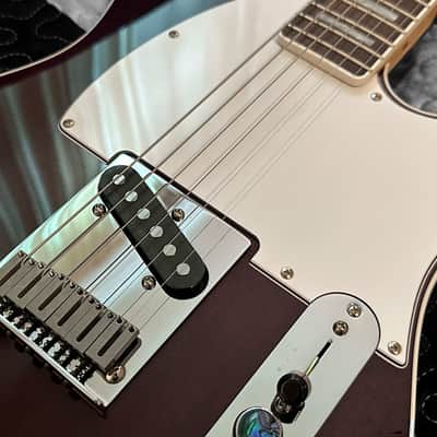 Warmoth Custom Mahogany Esquire 2020 - Transparent Purple image 5