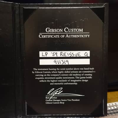 Gibson Custom Shop Les Paul Standard '59 Reissue Quilt Maple Top Nordic Blue 2011 image 18
