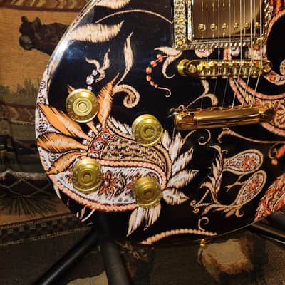 LP Style Left Handed Guitar Premium Parts and Electronics image 3