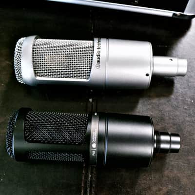 Audio Technica Pair of Cardioid Condenser Microphones AT3035 & AT2020 with Vaultz Hard Case image 3