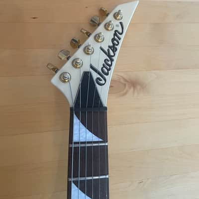 Jackson Pro Series RR5 Rhoads 2003 - 2009 - Ivory with Black Pinstripes image 4