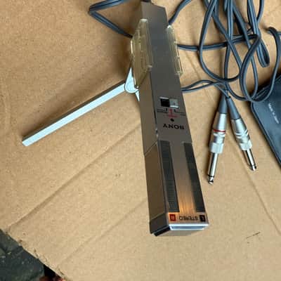 Sony Electret ECM stereo condenser microphone 949T / vintage made in Japan image 9