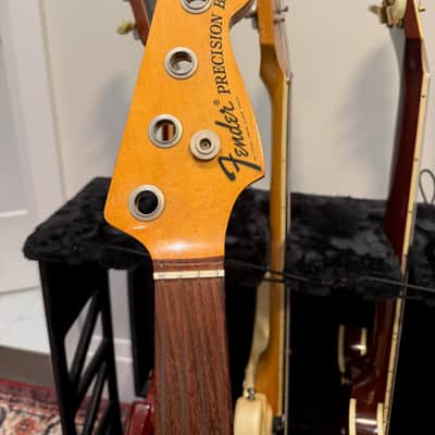 Vintage 1971 Fender Precision Bass Fretless NECK 1970s USA P Bass image 8