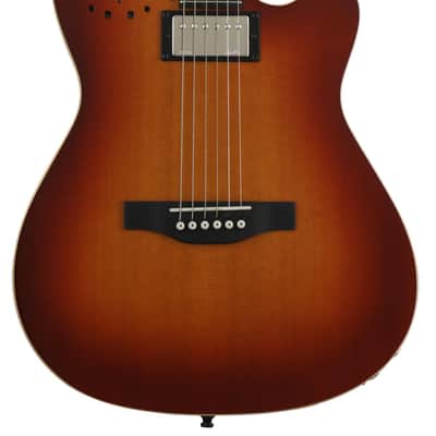 GODIN - 030286 A 6 Ultra 6 corde Elettro-Acustica Cognac Burst HG image 3
