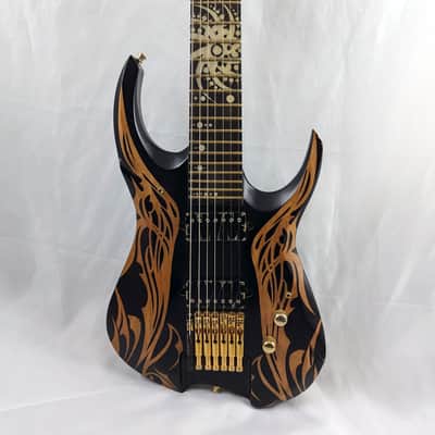 ETHERIAL Aura 7-String Headless Guitar w/Bareknuckle Painkiller Pickups - Early Prototype! image 2