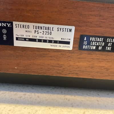 Sony PS-2250 Directdrive Turntable 1971 image 7