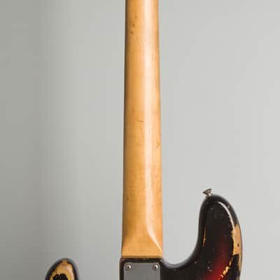 Fender Precision Bass Solid Body Electric Bass Guitar (1964), ser. #L38032, original black tolex hard shell case. image 9