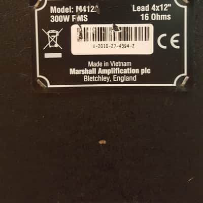 Marshall M412A 4x12 Guitar Speaker Cabinet image 3