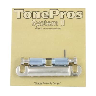 TonePros Locking Stop Tailpiece, NICKEL - #T1ZS-N