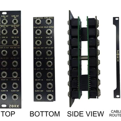 Zorx 3U Through for Easy Access to CV ins for Moog Matriarch, Pedals, Synths Eurorack Module image 2