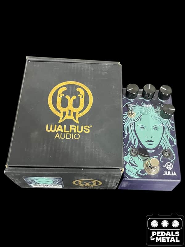 Walrus Audio Julia Chorus / Vibrato V2 Limited Edition - Luna Series 2020 - Black - X17807 image 1