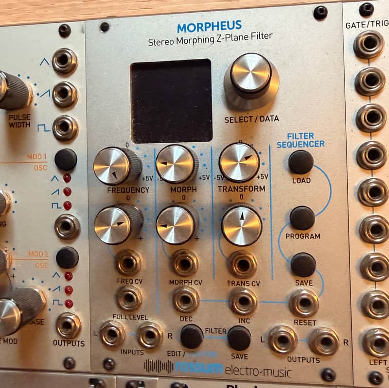 Rossum Electro-Music Morpheus Stereo Morphing Z-Plane Filter Eurorack Module 2016 - 2021 - Silver image 1