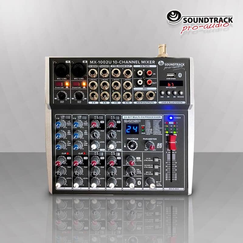 Soundtrack MX-1002U 10 Channel Mixer image 1
