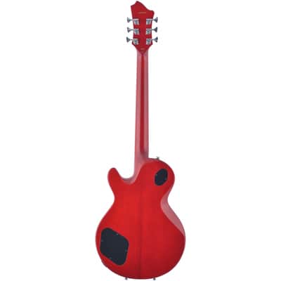 Hagstrom Swede (MK3) - Crimson Flame with Hard Case image 2