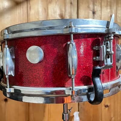 Gretsch 8 Lug Snare Drum Renown Model 4103 5.5x14” 60s - Red Sparkle image 1