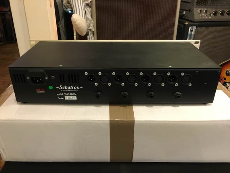 Sebatron VMP-4000e 4-Channel Tube Mic Preamp image 2