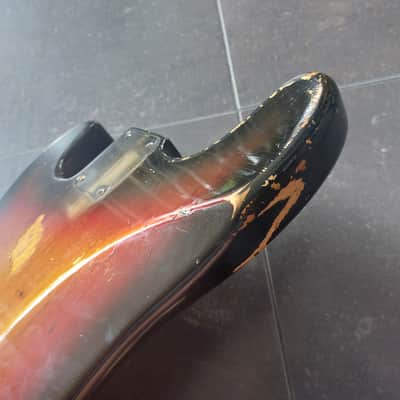 Fender Precision Bass body 1975/1976 - Sunburst image 9